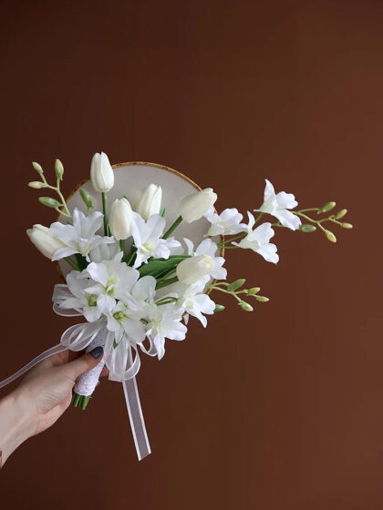 High-neck padded Gilet