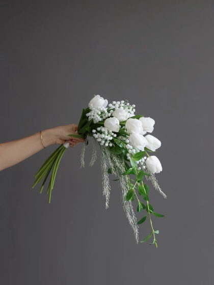 High-neck padded Gilet