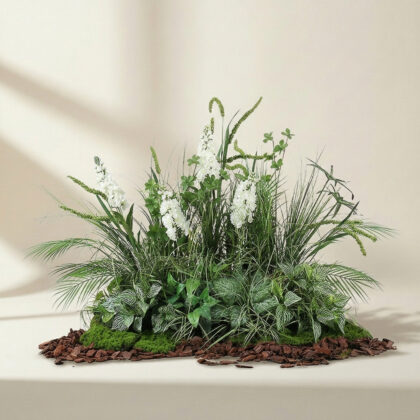 Luxury Indoor Artificial Floral Display | Hotel Window Decor | Photography Studio Scene Styling | Greenery Plant Ornaments